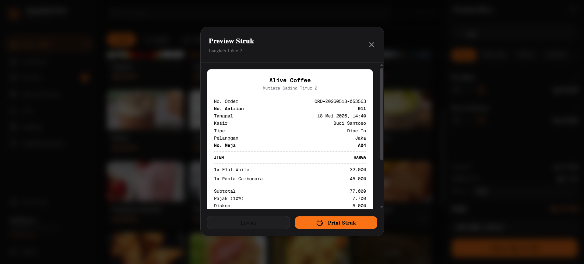 POS Cashier — Aplikasi Kasir