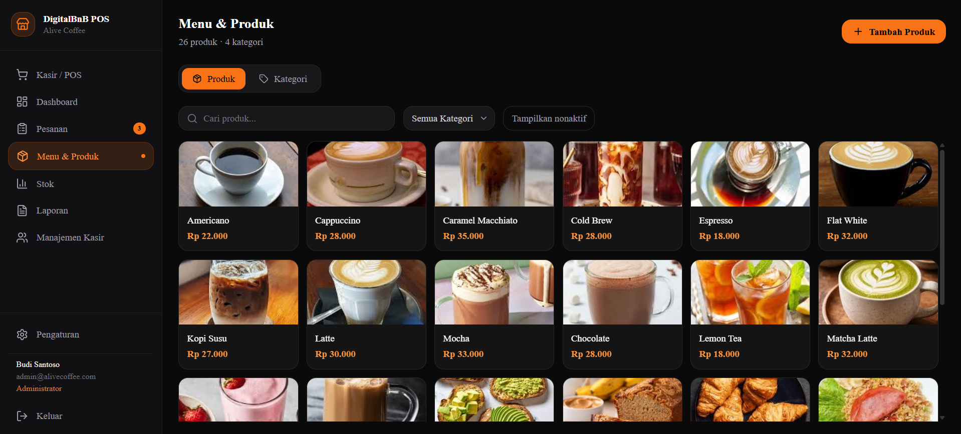 POS Cashier — Aplikasi Kasir